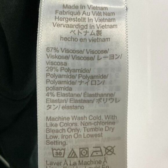 NWT J. Crew Factory Ponte Pant, size 8 (runs big), black, viscose/poly/elastane - Picture 13 of 15